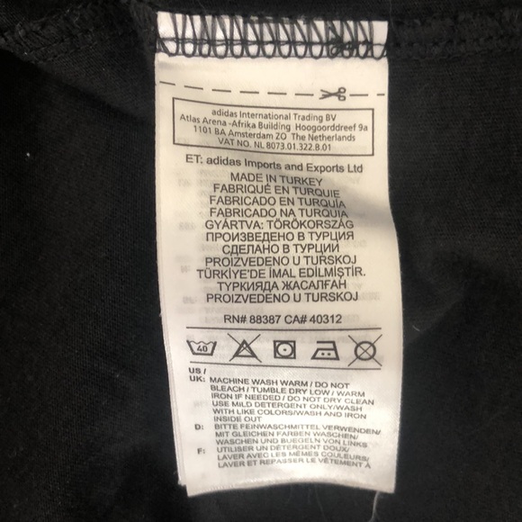 ADIDAS Retro style logo print t-shirt - Picture 5 of 5